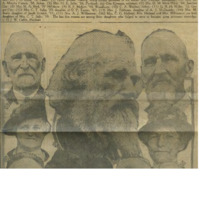 "Sturdy Pioneers Who Brought Civilization Westward" news article in the Portland Telegram on early pioneers including Cyrus Walker "Sturdy Pioneers Who Brought Civilization Westward" news article in the Portland Telegram on early pioneers including Cyrus Walker