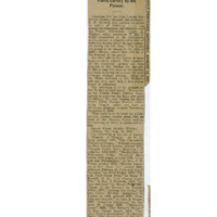 "Walker Presents Historical Works" news article in The Albany Democrat on Cyrus Walker's book donation to the Albany Public Library "Walker Presents Historical Works" news article in The Albany Democrat on Cyrus Walker's book donation to the Albany Public Library