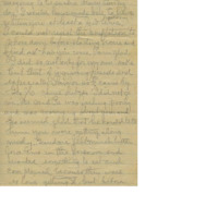 Letter from Cyrus Walker to his wife about her parents and children