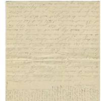 Letter from Mary Walker to her husband, Cyrus Walker, asking when he'll be home and discussing her pregnancy Letter from Mary Walker to her husband, Cyrus Walker, asking when he'll be home and discussing her pregnancy
